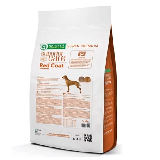 Nature’s Protection Red Coat Grain Free Lamb Adult All Breeds - Суха храна за израснали кучета от всички породи с червена козина с агнешко месо - 10кг