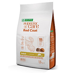 Nature’s Protection Red Coat Grain Free Salmon Adult Small and Mini Breeds - Суха храна без зърно за израснали кучета от малки и мини породи с червена или рижа козина