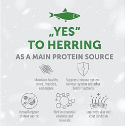 Nature’s Protection White dogs Grain Free With Herring Adult Small Breed - Суха храна без зърно с херинга за израснали кучета от мини породи с бяла козина