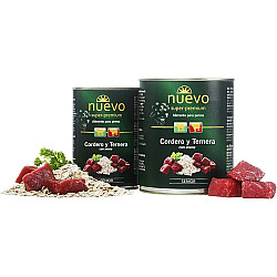 Nuevo Senior Lamb and Beef - Консерва за куче агне и говеждо с овесени ядки