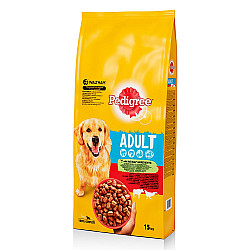 Pedigree Adult Vital Гранули говеждо месо за кучета в зряла възраст 12 кг