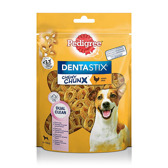 Pedigree Dentastix Chewy Chunx Dual Clean 68 гр - Награда за малки кучета от 5 до 15 кг