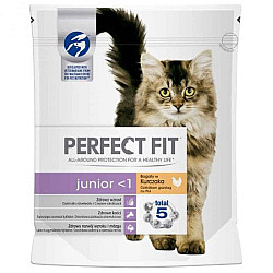 Perfect-fit junior - Гранули за подрастващи котки с пилешко месо 750гр