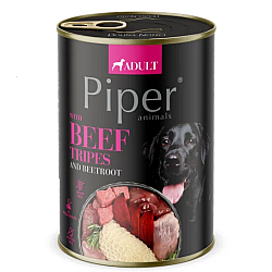 Piper Adult Dog Beef Tripes - Консерва за куче с говеждо шкембе и цвекло