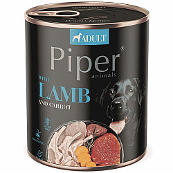 Piper Adult Dog Lamb - Консервирана храна за кучета с агнешко, морков и розмарин