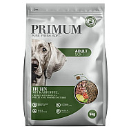 Primum Soft Monoprotein Chicken - Мека, полувлажна гранулирана храна за израснали кучета, без зърно, с пилешко и картофи, 5 кг