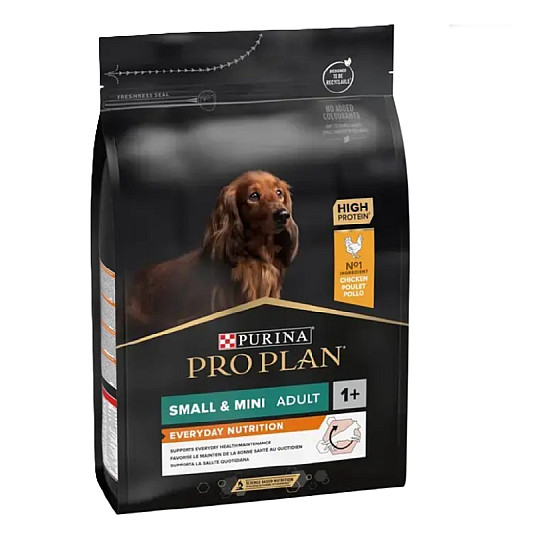 Purina Pro Plan Adult Mini Chicken - Суха храна за кучета от дребни породи с пиле