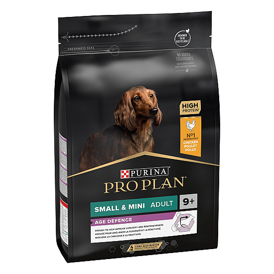 Purina Pro Plan  Adult Small Mini 9+ Age - Суха храна за кучета над 9 години с пиле - 3 кг