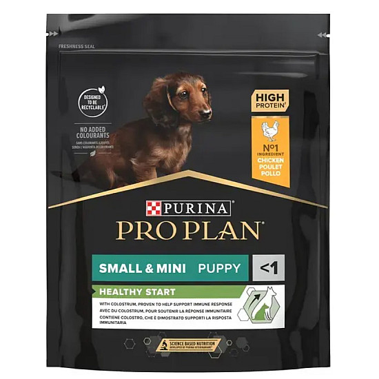 Purina Pro Plan Puppy Mini Chicken - Суха храна за малки кученца от дребни породи с пиле