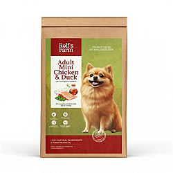 Rolf's Farm Dog Adult Mini Chicken and Duck - Суха храна за кучета от мини породи с пилешко и патешко, 4 кг