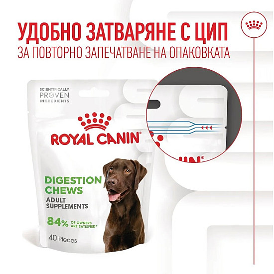 Royal Canin Adult Dog Supplement Digestion - Хранителна добавка за кучета в зряла възраст за по-добро храносмилане 160 гр