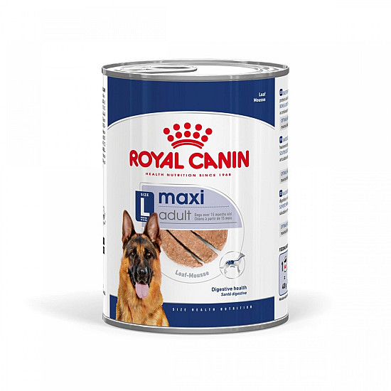 Royal Canin Maxi Adult Dog Can in Loaf - Консерва за кучета от едри породи 410гр