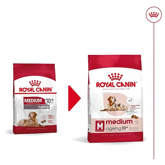 Royal Canin Medium Ageing 10+ – Суха храна за възрастни кучета от средни породи над 10 години - 15 кг