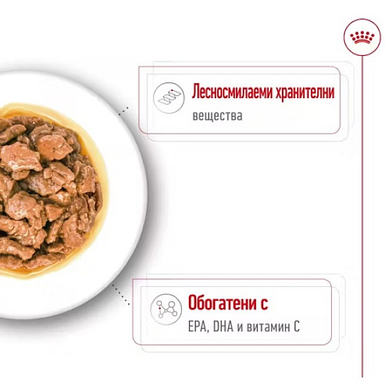 Royal Canin X-small Adult Pouch - Пълноценна мокра храна за кучета от миниатюрни породи в зряла възраст