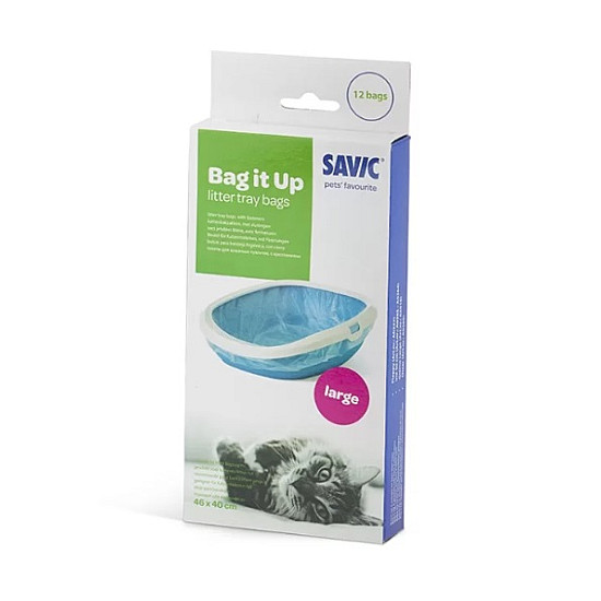 Savic Bag it Up - Пликове за котешка тоалетна - L - 50 х 36см