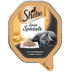 Sheba Sauce Speciale Adult - късчета пуешко месо в бял сос 85гр