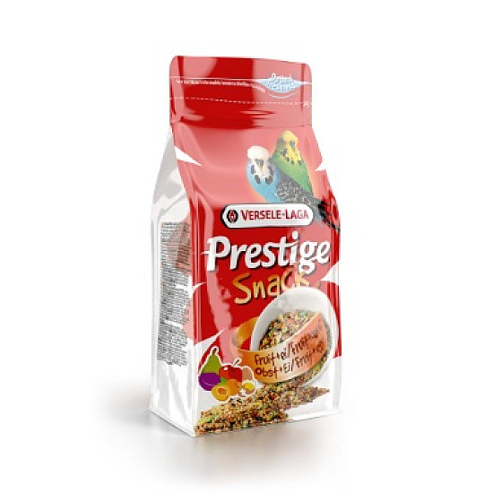 Prestige Snack Budgies - Допълваща храна за вълнисти папагали с плодове и яйца