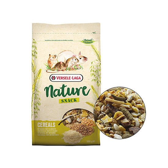 Versele Laga Nature Snack Cereals - Хранителна добавка за дребни животни - 500 гр