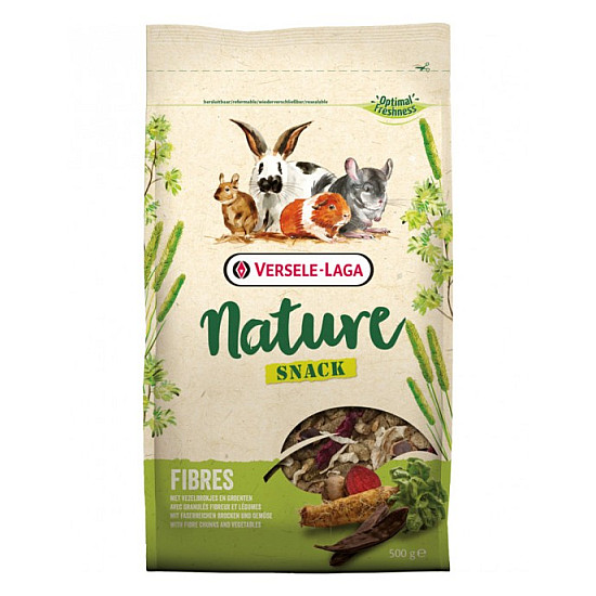Versele Laga Nature Snack Fibres - Разнообразна закуска с фибри за гризачи - 500 гр