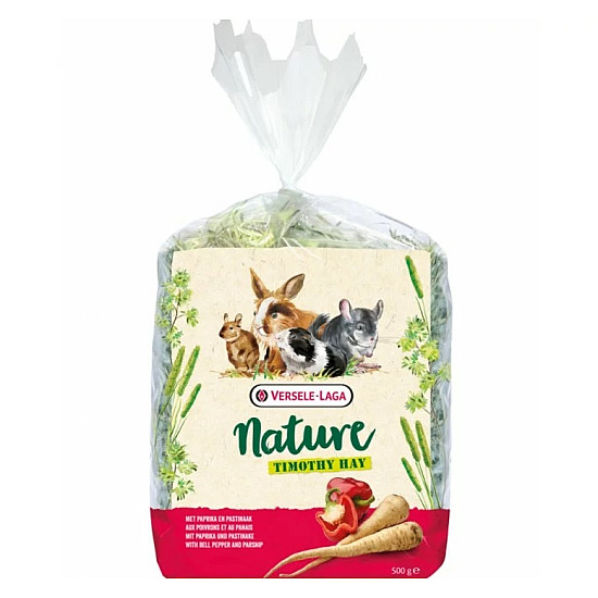 Versele Laga Timothy Hay Bell Pepper and Parsnip - Сено за гризачи с чушка и пащърнак