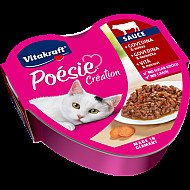 Vitakraft Poesie Beef Heart - Консерва за котки в сърце с говеждо и моркови