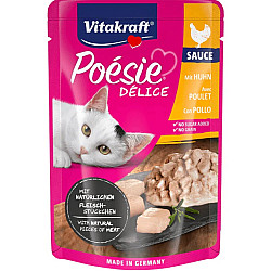 Vitakraft Poesie Chicken - Пауч за котки с пилешко филе - промокомплект 3 бр