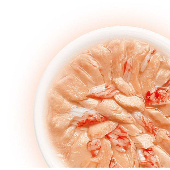 Cat Fest Salmon with Crab Stick in Jelly - Пауч за котки със сьомга и рулца от раци