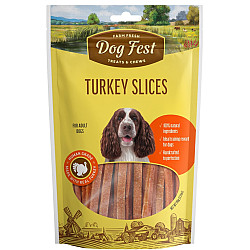 Dog Fest Turkey Slices - Лакомство за куче - ленти от пуйка