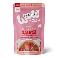WOW Cat Beef in Sauce - Пауч за котки с говеждо в сос