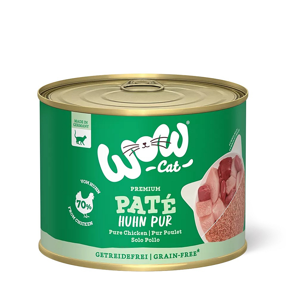 WOW Cat Adult Pate Pure Chicken - Консерва за котки с чисто пилешко ...