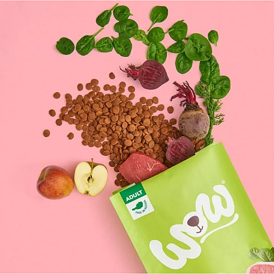 Wow Dog Adult Beef - Суха храна за кучета с говеждо, ябълка и цвекло
