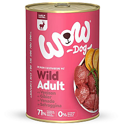 WOW Dog Vension with Sea weed and Sweet Potato - Консерва за кучета с еленско, водорасли и сладък картоф