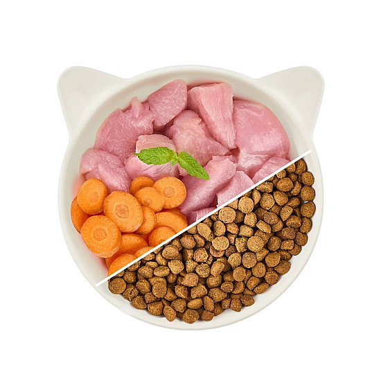 WOW Kitten Poultry and Carrots - Суха храна за малки котенца с пилешко и моркови
