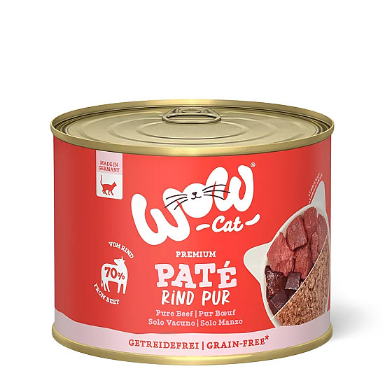 WOW Cat Pate Pure Beef - Пастет за котки с говеждо месо