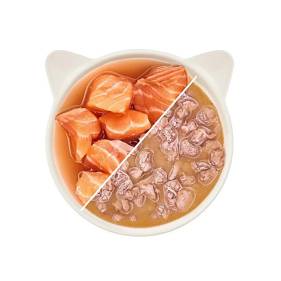WOW Cat Salmon in Sauce - Пауч за котки със сьомга в сос