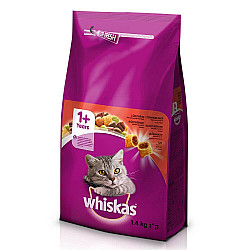 Whiskas Гранули сговеждо месо за котки