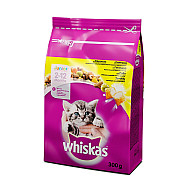 Whiskas Junior Гранули пилешко месо за котки от 2 до 12 месеца