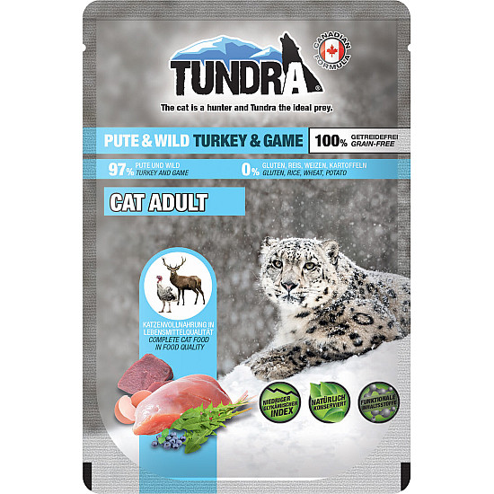 Tundra Grain Free Turkey and Wild - Пауч за котки с пуйка и дивеч 0.85грама