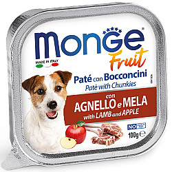 Monge Fruit Pate And Chunkies With Lamb And Apple - Пастет и хапки с агне и ябълки