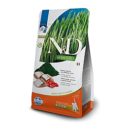 Farmina N&D Spirulina Kitten Herring - Суха храна за малки котенца с херинга и спирулина - 1.5кг