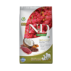 Farmina N&D All Breeds Adult Dog Quinoa Skin & Coat - Суха храна за кучета от всички породи с патешко месо