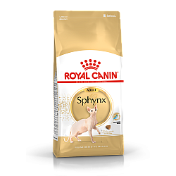 Royal Canin Sphynx Adult - Пълноценна суха храна за котки сфинкс в зряла възраст над 12 месеца