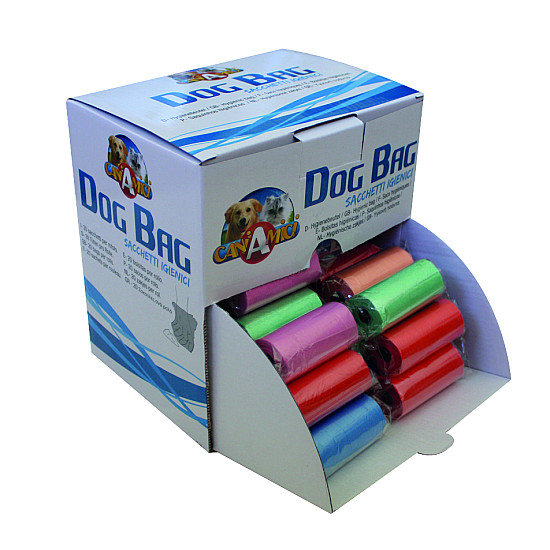 Croci Цветни пликчета за кучешки изпражнения 50 бр 