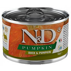 N&D Duck & Pumpkin Dog Mini 140g - Консерва за кучета с патешко месо и тиква