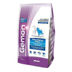 Gemon Medium Adult With Tuna And Rice 20kg - храна за кучета от средни породи над 1година с риба тон и ориз