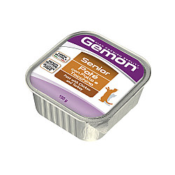 Gemon Pate Senior with Chicken and Turkey 100 грама-пастет за котки в напреднала възраст над 11 години.