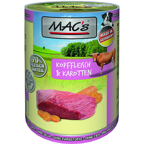 Mac’s Dog Beef and Carrots-Консерва с моркови и телешко месо