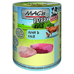 Mac’s Puppy with Chicken and Beef - Консерва за подрастващи кучета с пилешко месо и говеждо