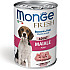 Monge-Fresh Dog Adult Chunks in Loaf with Pork 400g – консерва със свинско – хапки в пастет за кучета в зряла възраст.