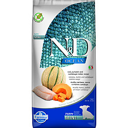 N&D Ocean Dog Cod, Pumpkin & Cantaloupe Melon Puppy Mini - с риба треска, тиква и пъпеш